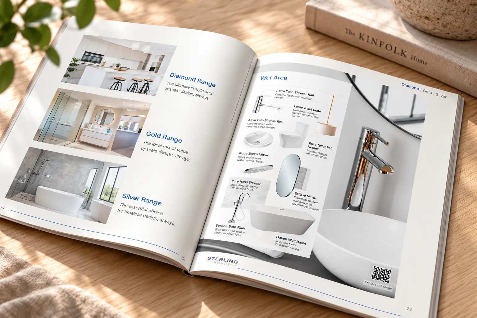 Sterling Homes brochure — Diamond, Gold and Silver range overview